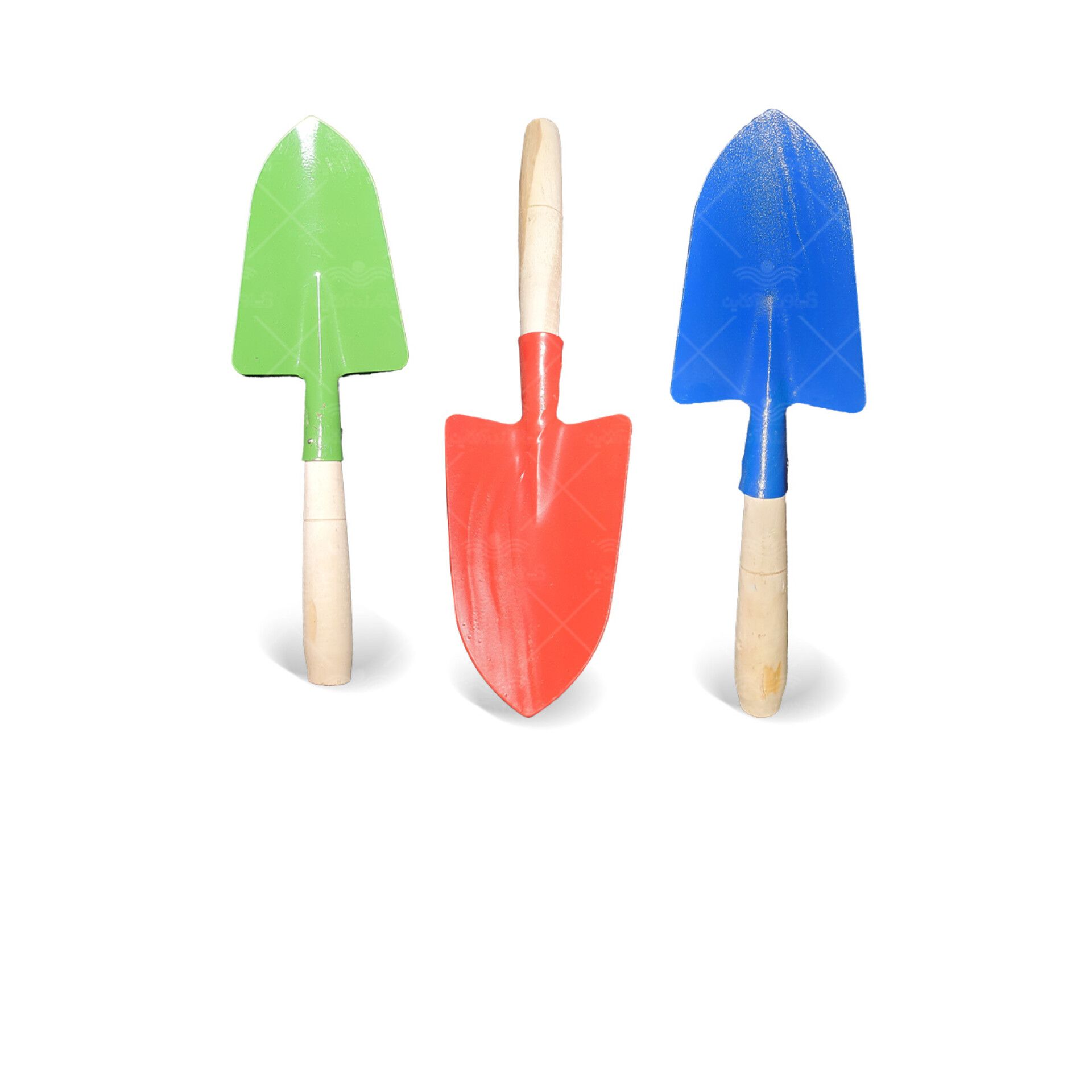 بیلچه باغبانی فلزی دسته چوبی