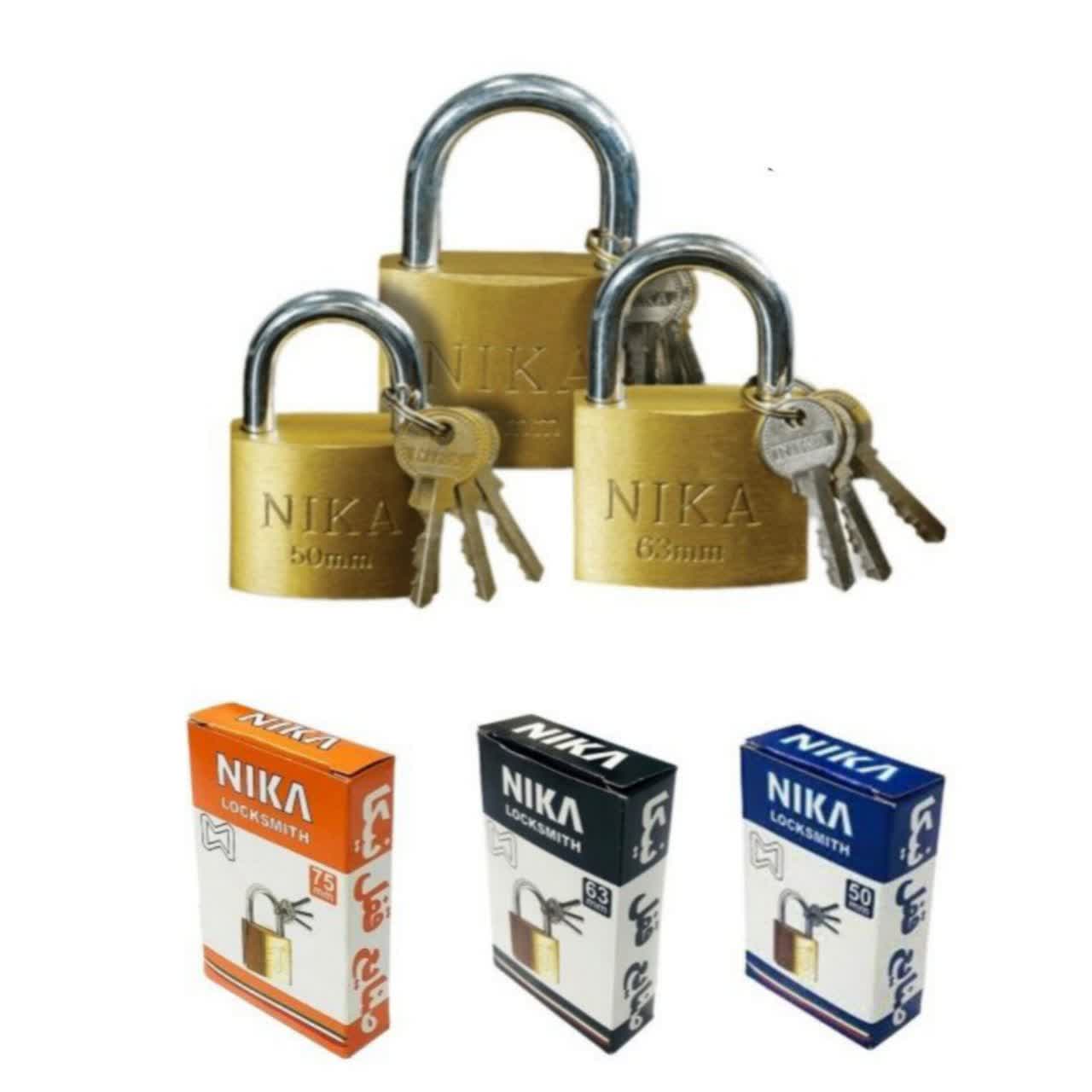 قفل اویز سایز 75 نیکا (6 عددی)