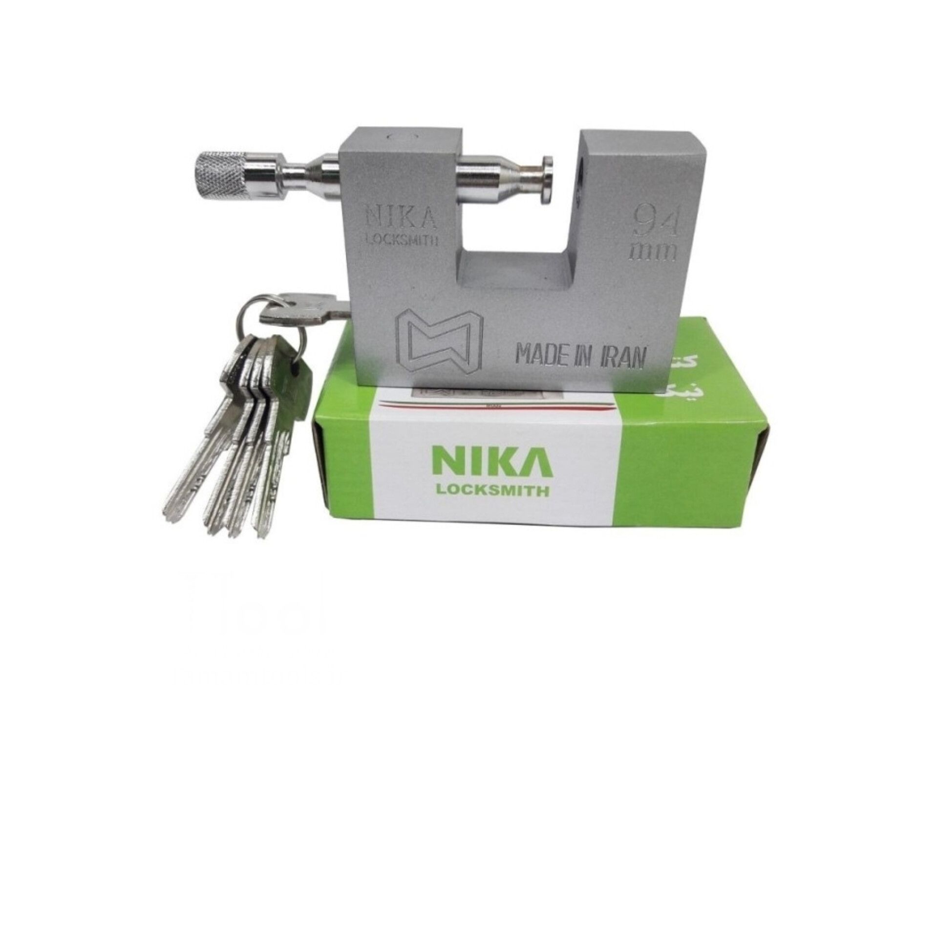 قفل کتابی 94 فولادی نیکا (6 عددی)