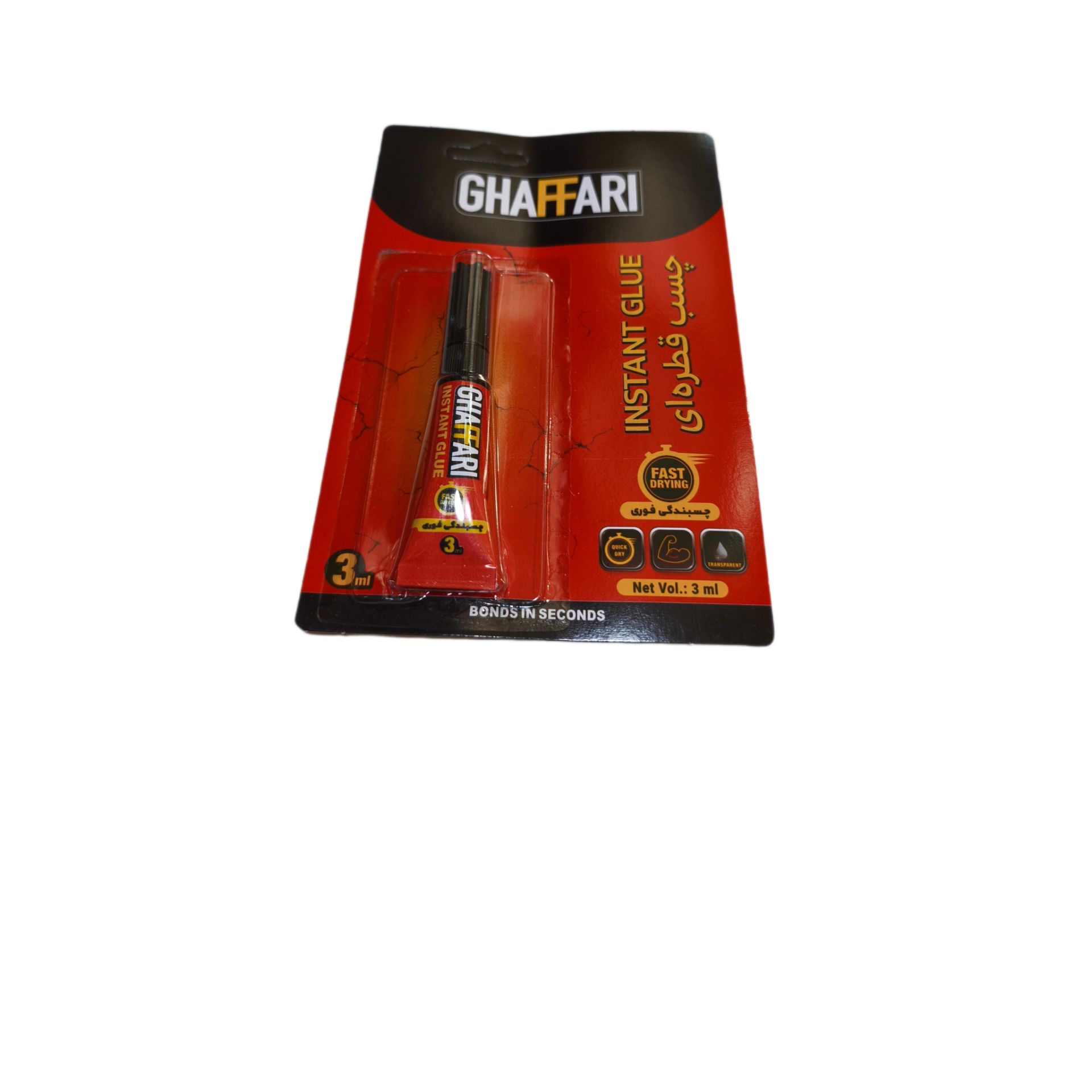 چسب قطره ای 3 گرمی غفاری